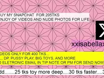 Chaturbate Nude Webcam of xxisabelaxxx