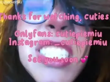 Chaturbate Free Porn Cam of cutiepiemiu