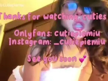 Chaturbate Free Live Porn of cutiepiemiu