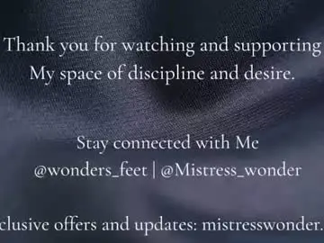 Chaturbate Live Sex Cam of wonders_feet
