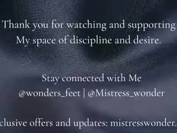 Chaturbate Live Sex of wonders_feet