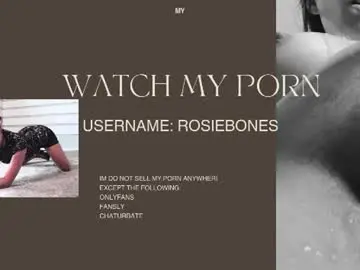 Chaturbate Sex Chat of rosiebones