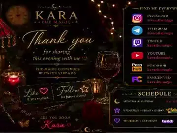 Chaturbate Watch Live Sex Cams of karathemagic